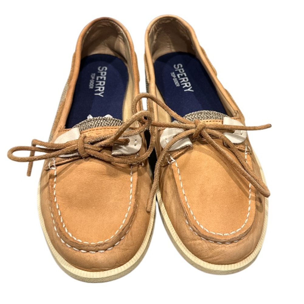 SPERRY Women’s Top Sider Angelfish Linen/Oat sz 8.5M - EUC